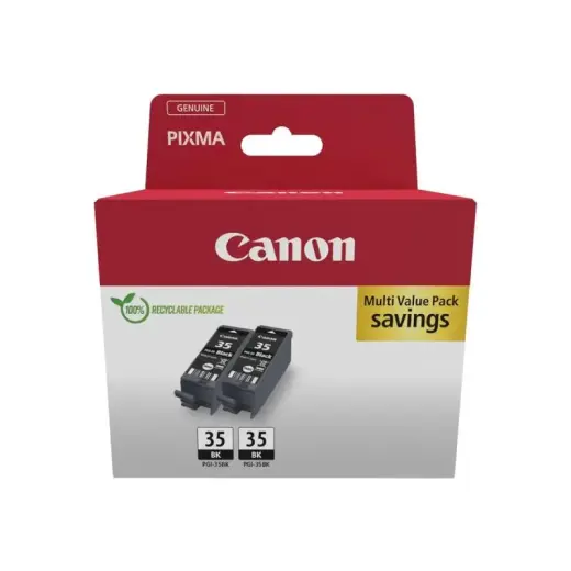 Canon PGI-35BK PGI35BK Twin Pack 2er-Pack 2erPack 9 3 Canon3 Canon 3 ml (1509B029)