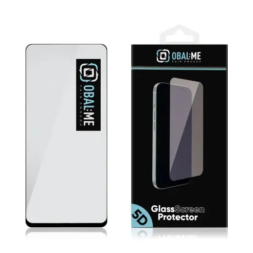 OBAL:ME 5D Tempered Glass Screen Protector for Samsung Galaxy Xcover7 Pro Black
