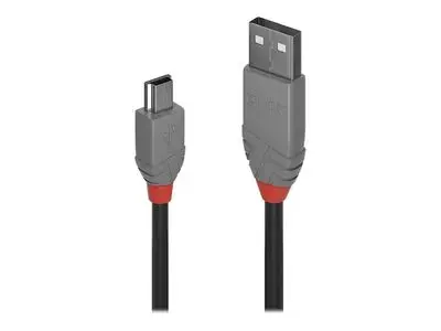 Lindy Anthra Line - USB cable - USB to mini-USB Type B - 3 m