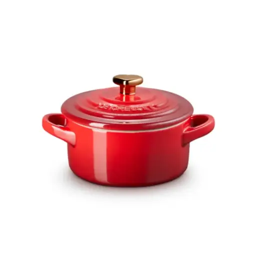 Mini Cocotte keramikos indas Ø10 cm, raudonas