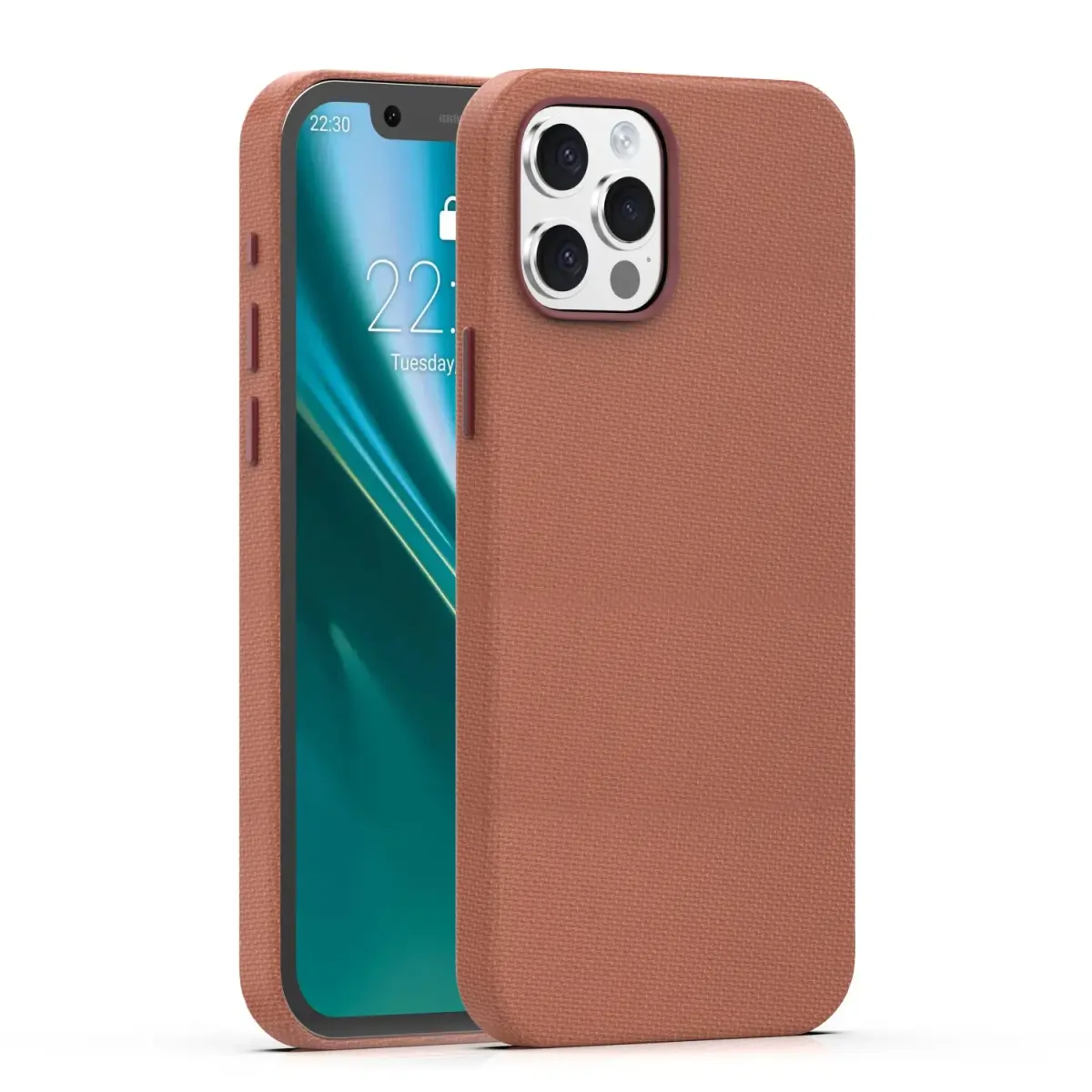 Etteri Elegant Mag maciņš ar MagSafe atbalstu telefonam iPhone 12 | iPhone 12 Pro brūns