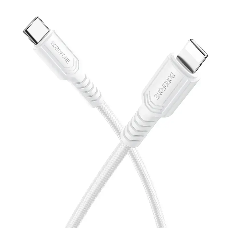 Borofone Cable BX116 Certain - Type C to Lightning - PD 27W 1 metre white