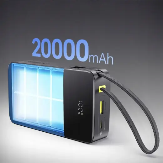 Baseus EnerFill FC51 Bipow 2 Pro ārējais akumulators (powerbank) | 20 000 mAh | 22.5W | USB-C | melns