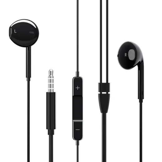 Borofone Earphones BM30 Original Series with microphone black