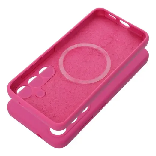Case SILICONE 2mm for HONOR 400 SMART compatible with MagSafe pink