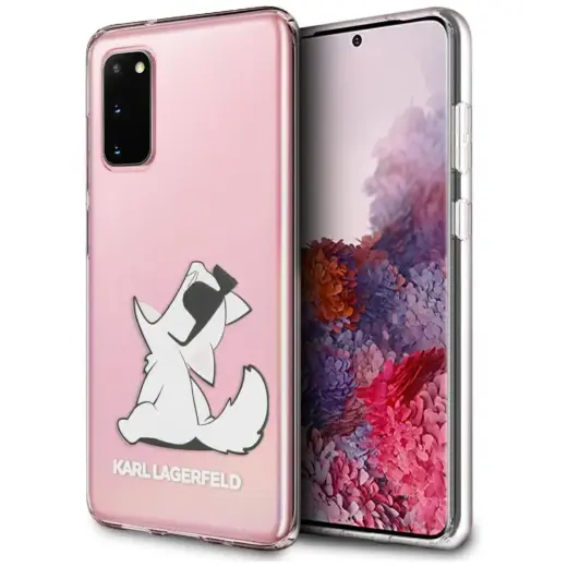 Karl Lagerfeld KLHCS62CFNRC S20 G980 transparent Choupette Fun
