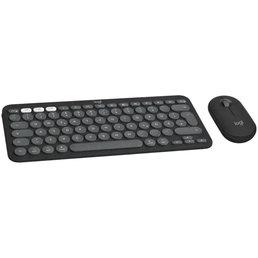 LOGITECH Pebble 2 for MAC Bluetooth Keyboard Combo - TONAL GRAPHITE - US INT'L