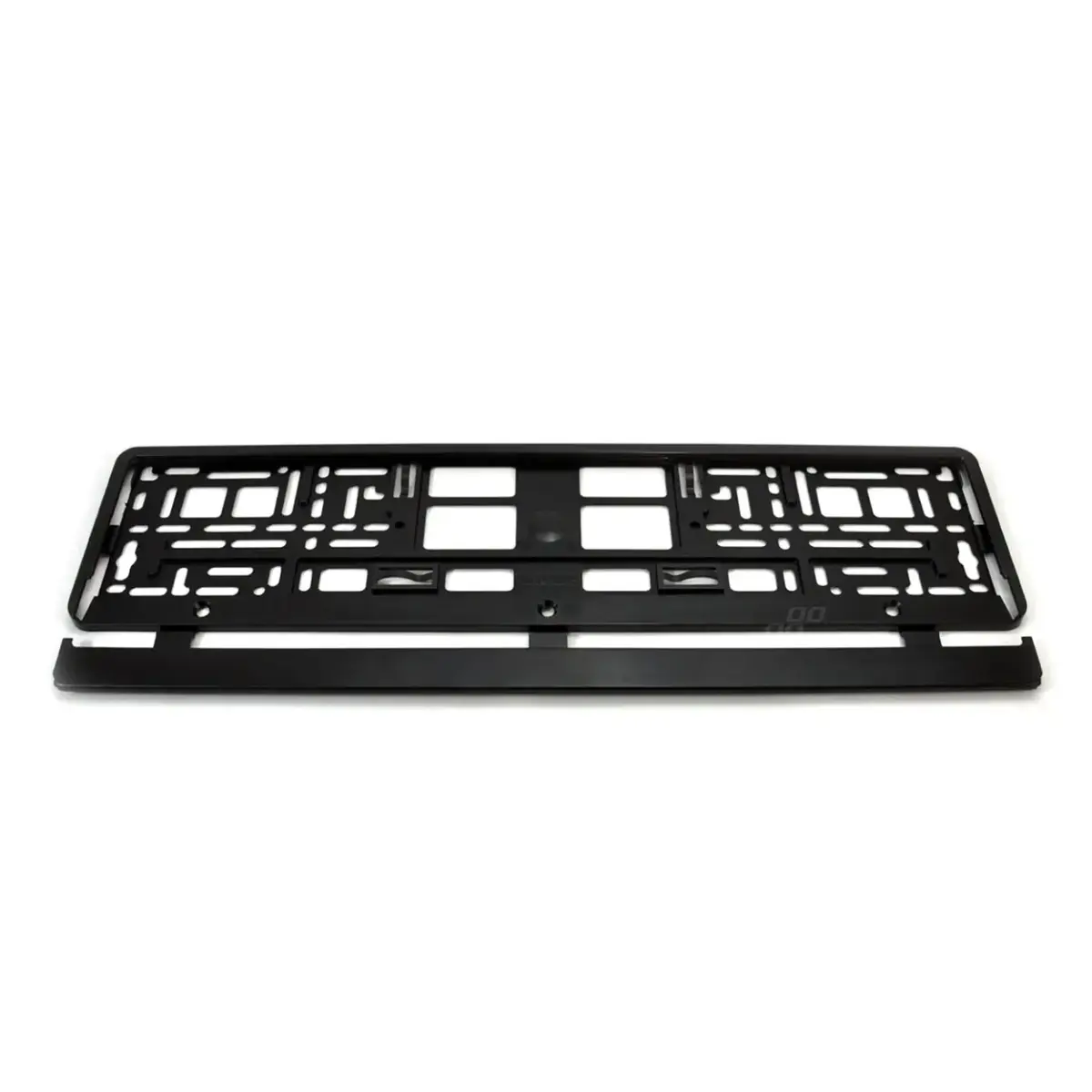 License Plate Frame - BLACK flexible