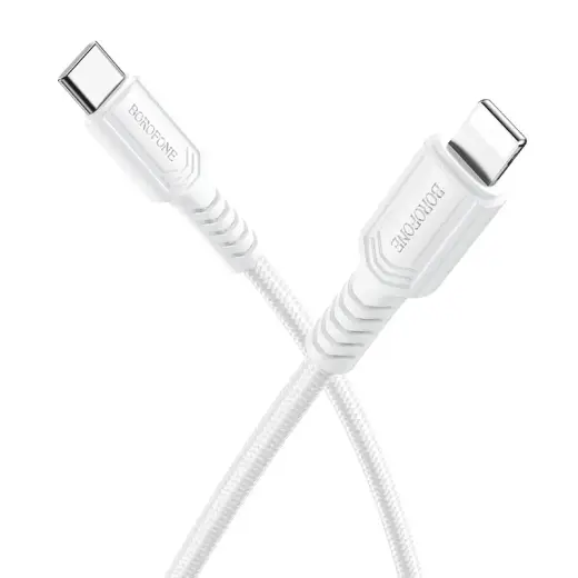 Borofone Cable BX116 Certain - Type C to Lightning - PD 27W 1 metre white