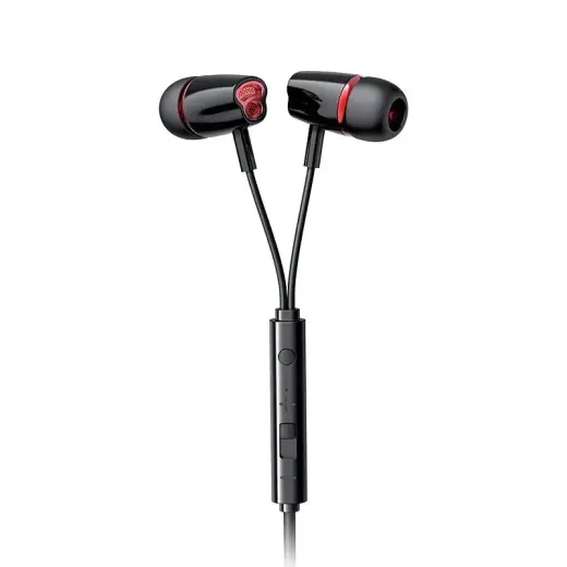 Joyroom in-ear earphones 3.5mm mini jack with remote and microphone black (JR-EL114)
