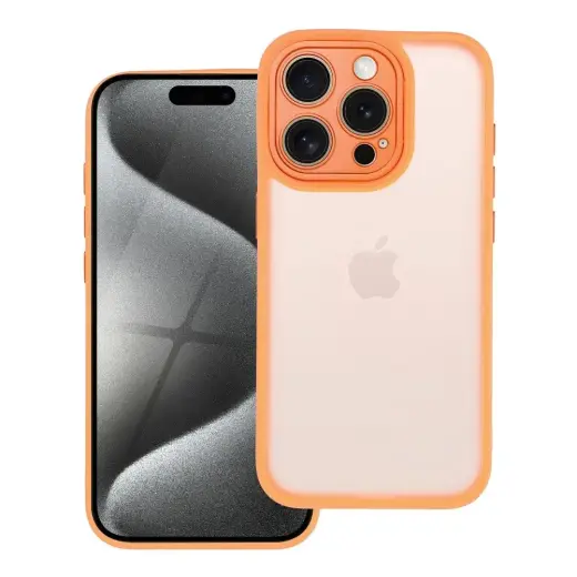 VARIETE phone case for iPhone 15 Pro orange