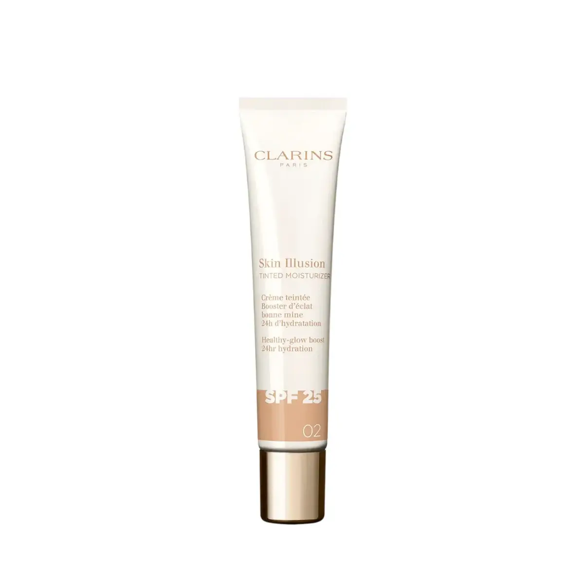 Clarins, Skin Illusion, Hydrating, Tinted Moisturizer, 02, SPF25, 40 ml
