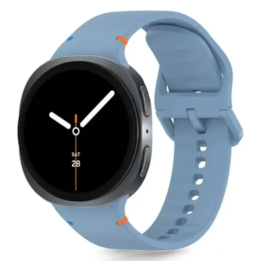 TECH-PROTECT SILICONE SAMSUNG GALAXY WATCH 8 | CLASSIC (40 | 44 | 46 MM) BABY BLUE