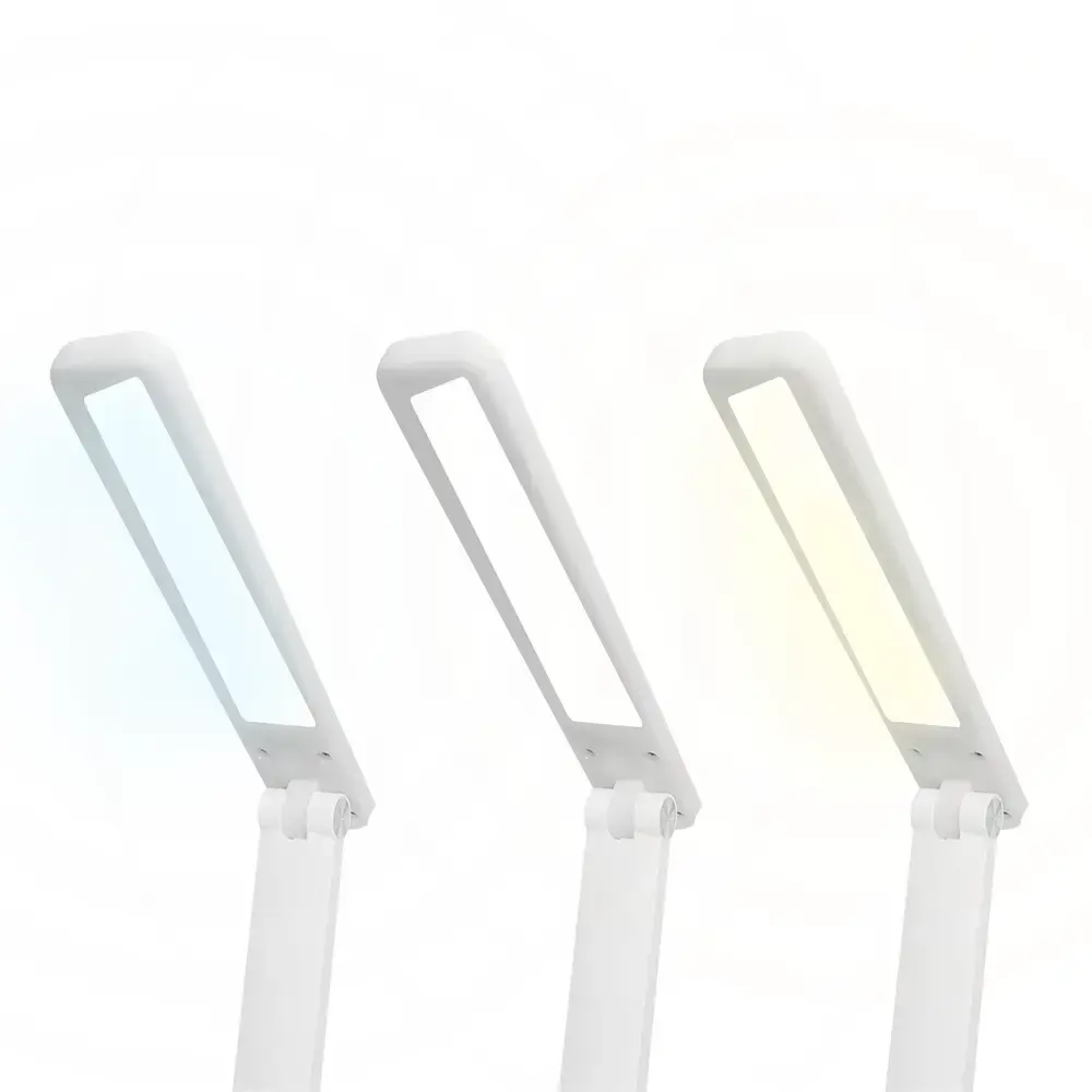 LED desk Lamp 3W, 3000/4500/6000K, adjustable, 1200mAh, white,  LTC
