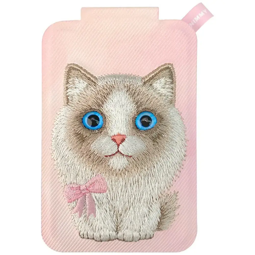 Magnetic phone wallet stand  Nimmy New Big-Eye Cute Pets 2.0 Cat pink
