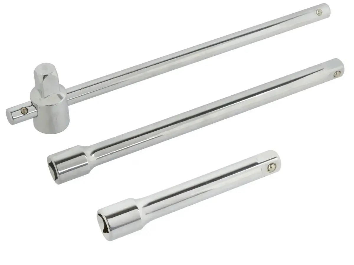 Sliding T-Handle Nut Driver Set with Extension Bars 1/2" 3pcs