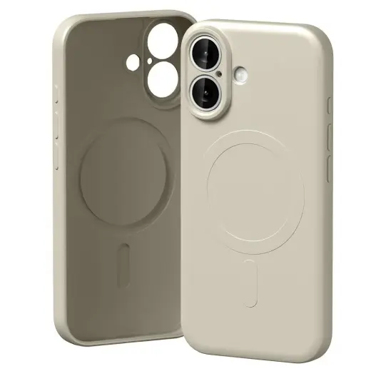 Mercury Semi-Silicone maciņš ar MagSafe atbalstu telefonam iPhone 17 pelēks