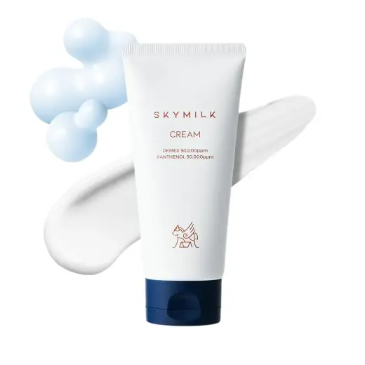 SKYMILK, Panthenol, Donkey Milk, Hydrating, Cream, For Face, 120 ml