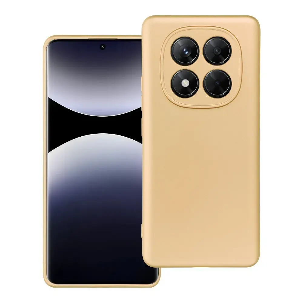 METALLIC Case for XIAOMI Redmi NOTE 14 Pro 5G gold