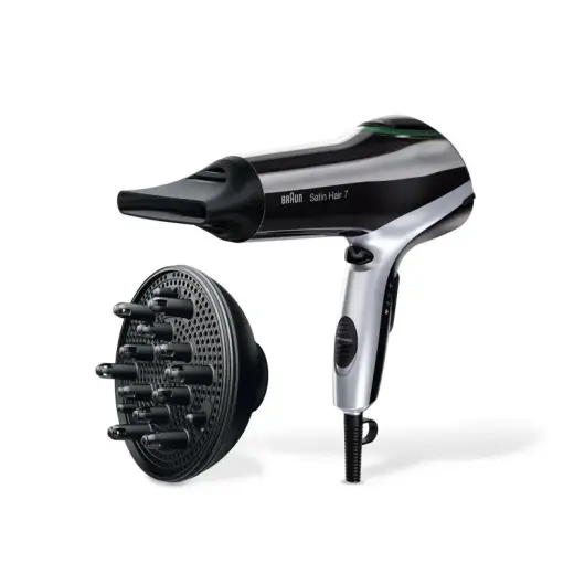 Braun Hairdryer Satin Hair 7 HD710 Iontec black silver (BRHD710E)