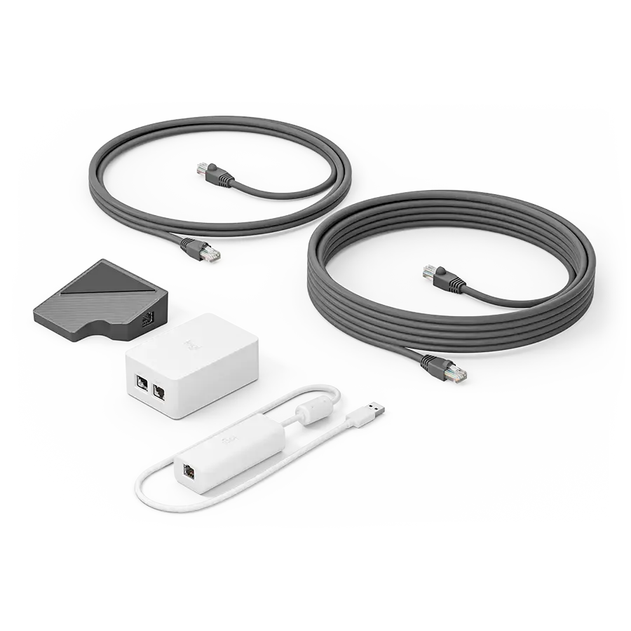 LOGITECH PoE Injector with plug set - OFF WHITE - OTHER - WW - POE INJECTOR W/ PLUG SET