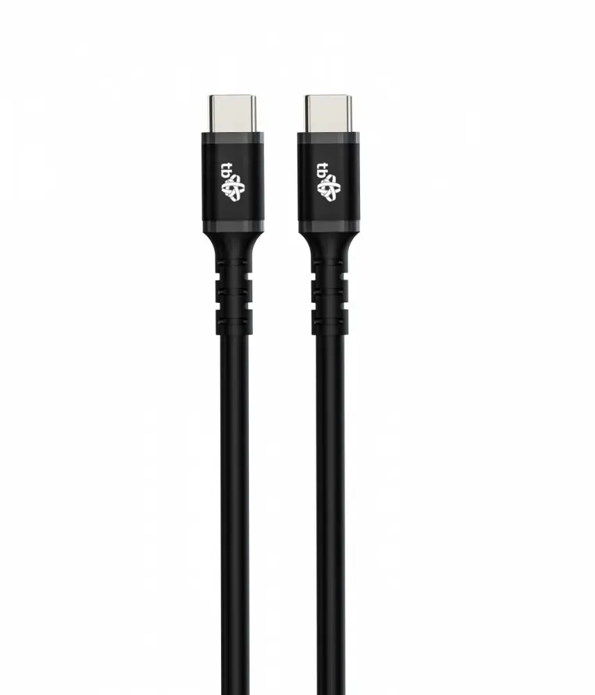 TB USB C - USB C Cable 1 m. black