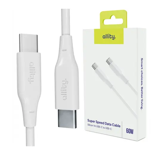 Allity cable AUC-02 USB-C - USB-C 2.0 m 60W white