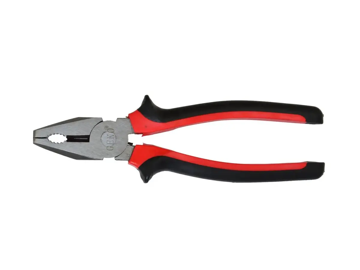 Combination Plier Polished 200mm/8" (Red-Black)