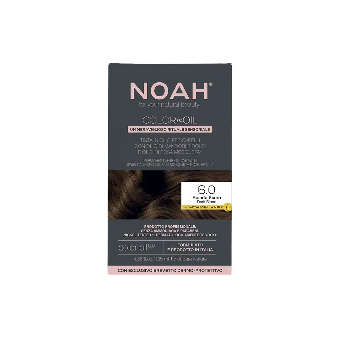 Noah, Color In Oil, Permanent Hair Colouring Oil, Colouring, 6.0 Dark Blond, 135 ml
