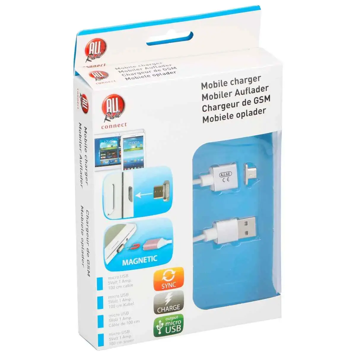 All Ride auto lādētājs | 5W | USB-A, Micro-USB | ar USB-A uz Micro-USB vadu komplektā