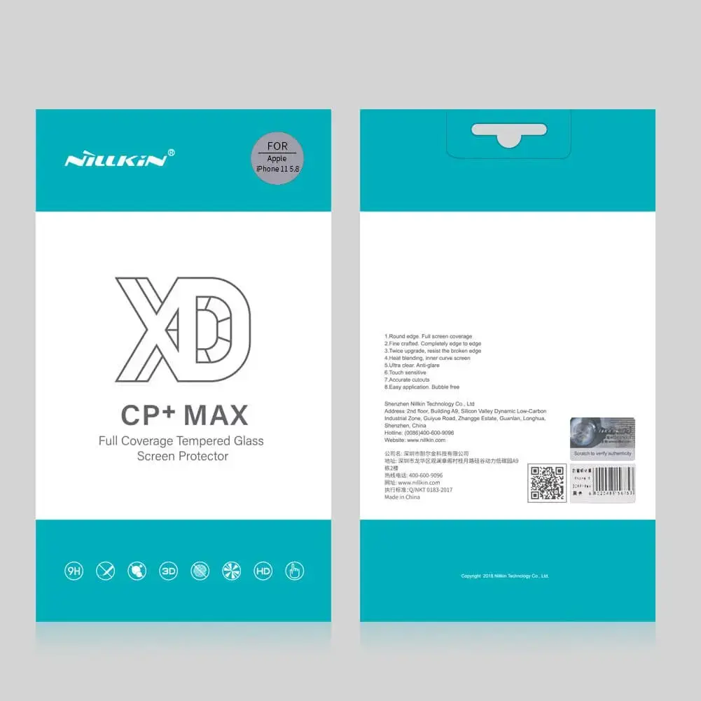 Nillkin Tempered Glass XD CP+MAX Black for Apple iPhone 11 | XR
