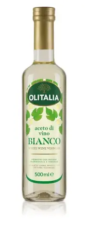 Baltvīna etiķis OLITALIA, 500ml