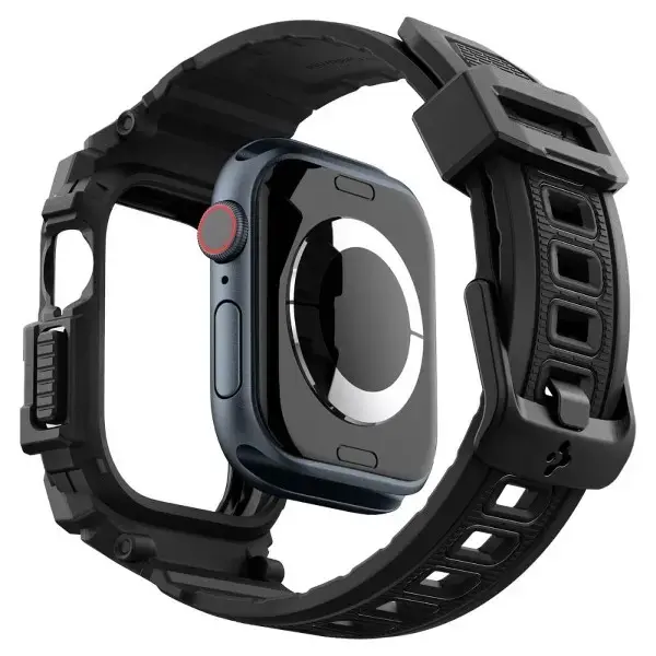Spigen Rugged Armor Pro Apple Watch 10 42mm czarny|matte black ACS08591