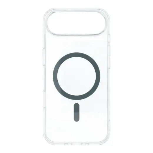 Drop Glue Colorful Ring telefono dėklas su stovu ir MagSafe palaikymu iPhone 17 Air pilkas