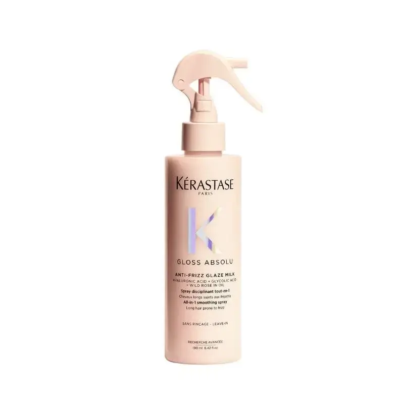 Kérastase Gloss Absolu Shampoo, Conditoner, Milk and Oil Bundle