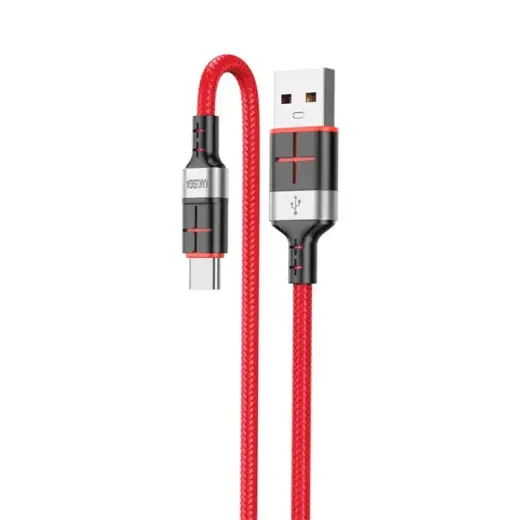 KAKUSIGA KSC-696 USB-A -> USB-C charging cable 18W | 120 cm red