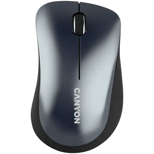 CANYON MW-11, 2.4 GHz Wireless mouse,with 3 buttons, DPI 1200, Battery:AAA*2pcs,Black,67*109*38mm,0.063kg
