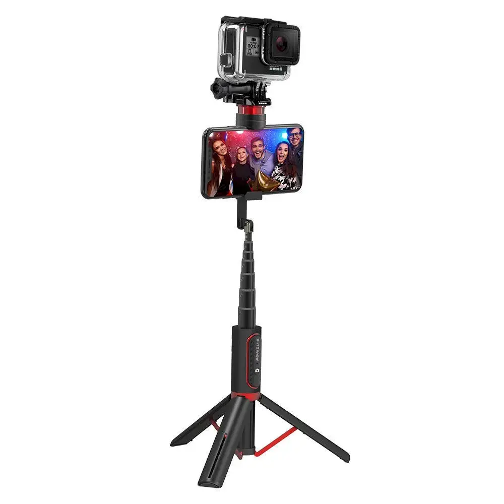 BlitzWolf BW-BS10 Sport 3in1 Universal Tripod | Self Stick | Holder GO PRO and other Sport Cameras