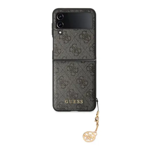 Guess 4G Charms Case for Samsung Galaxy Z Flip 4 Grey