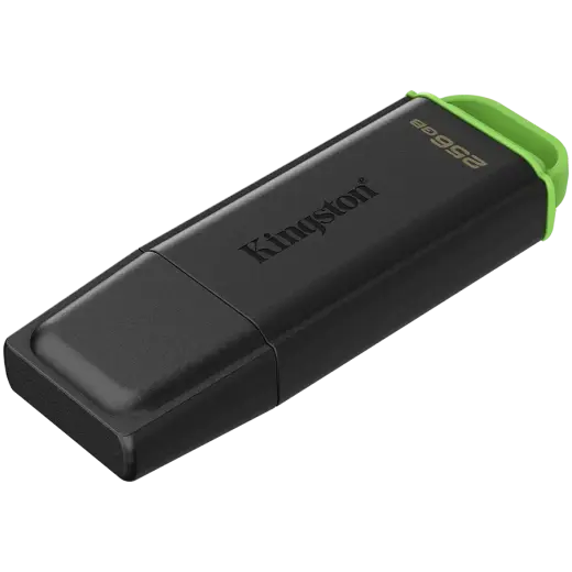 KINGSTON 256GB Portable USB 3.2 Gen 1 DataTraveler Exodia Black/Green