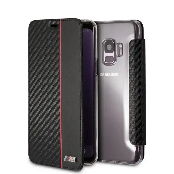Etui book BMW BMBKTRS9CAPRBK S9 G960 czarny|black