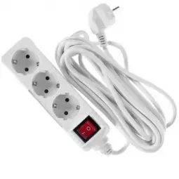 Bellight Extension cord with 3 sockets 5m 