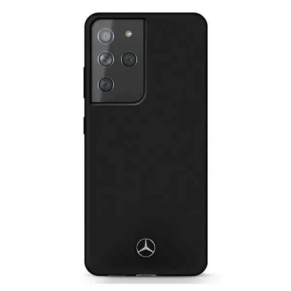 Mercedes MEHCS21LSILBK S21 Ultra G998 czarny|black hardcase Silicone Line