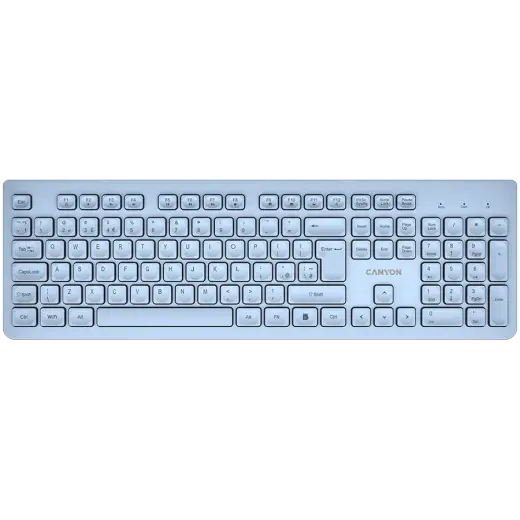 CANYON keyboard HKB-W01 UK/US AAA Wireless Blue