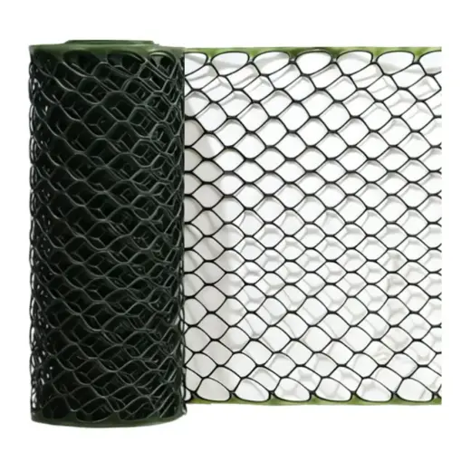 Fence mesh PE 0.5x10m, green