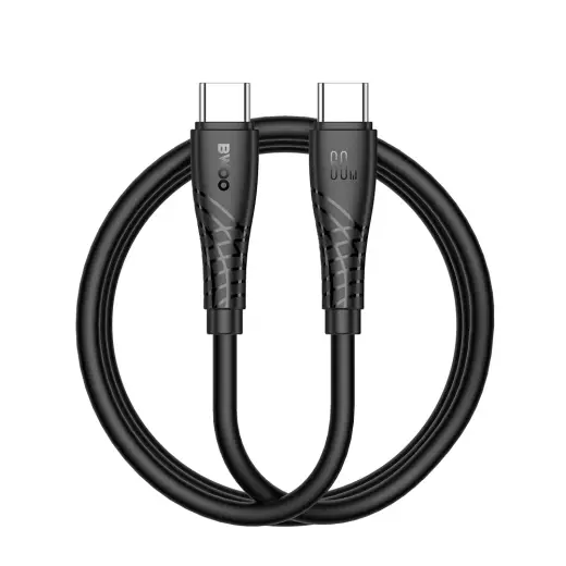 BWOO BO-X318 провод для передачи данных и зарядки | USB-C на USB-C | 60W | 1m | черный