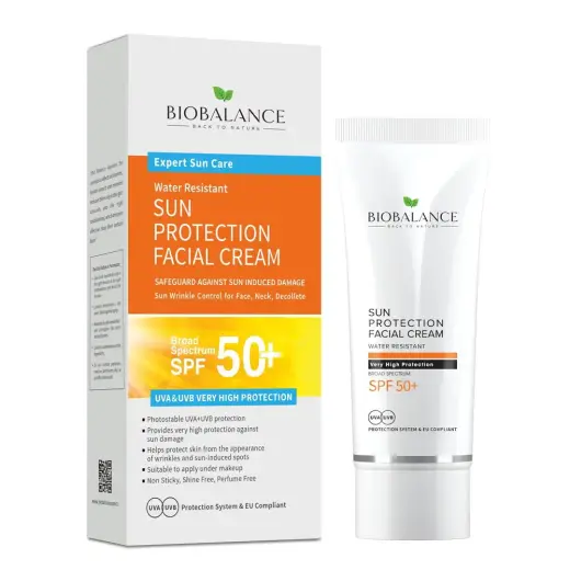 Bio Balance, Sun Protection, Hydrating & Protecting, Before Sun Exposure, Cream, For Face, SPF 50, 75 ml