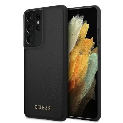 GUHCS21LIGLBK Guess Iridescent Cover for Samsung Galaxy S21 Ultra Black