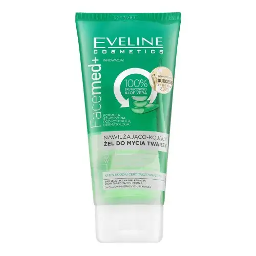 Eveline FaceMed+ 100% Aloe Vera Moisturising And Soothing Facial Wash Gel 150 ml