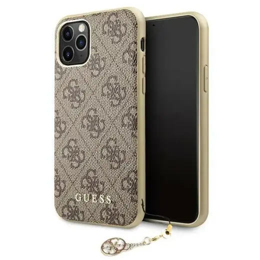 Guess GUHCN58GF4GBR 11 Pro 5,8" brązowy|brown hardcase 4G Charms Collection